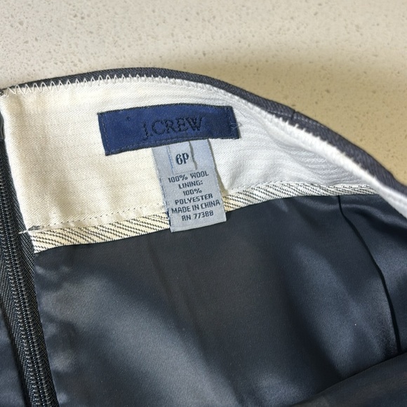 J Crew Pinstripes Pencil Skirt - Picture 4 of 5